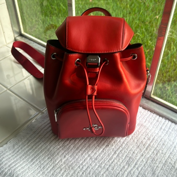Coach Red Pace backpack, NWT HOST PICK🎉🎉 - Picture 5 of 11